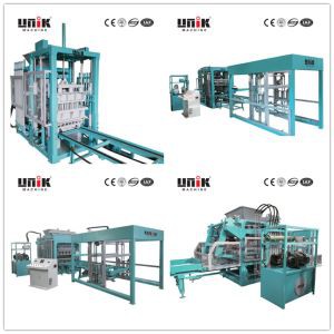 Avtomatiziran stroj za izdelavo betonskih blokov